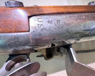 1830s U.S. Model 1816 antique musket, R. & J.D. Johnson of Middletown, Connecticut