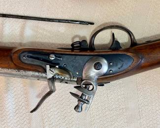 1830s U.S. Model 1816 antique musket, R. & J.D. Johnson of Middletown, Connecticut