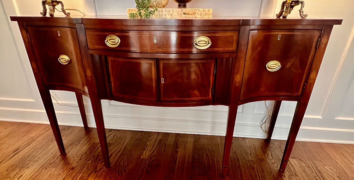 24. Mount Vernon Hickory Chair Sideboard (71" x 27" x 38")