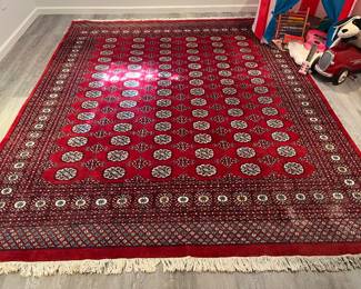 5. Hand Knotted Wool Bokhara Rug (8' x 10') 