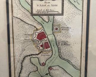 32. Map of D'Azak où Azof (15" x 17")