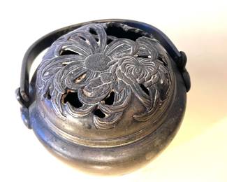 8. Antique Brass Incense Dispenser