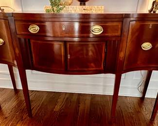 24. Mount Vernon Hickory Chair Sideboard (71" x 27" x 38")