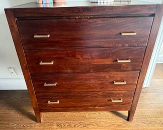 67. Crate & Barrel 4 Drawer Chest (36" x 20" x 40")