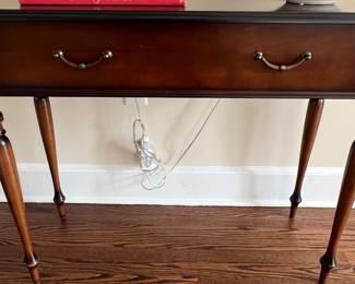 47. Accent Table w/ Faux Drawer (36" x 15" x 30")