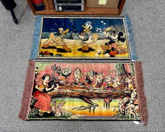 Vintage Disney tapestries/rugs made in Italy