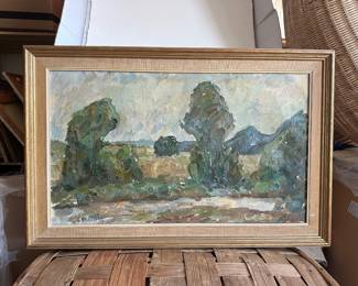 Original Framed Oil Landscape 