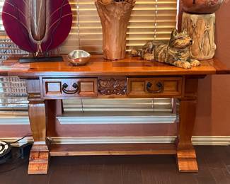 Spanish Revival Style Console Table 