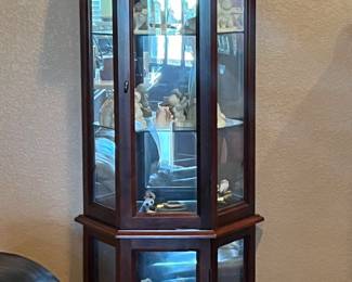 Vintage Lighted Cabinet