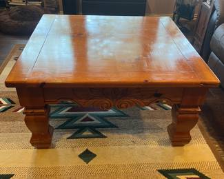 Knotty Pine Coffee Table 