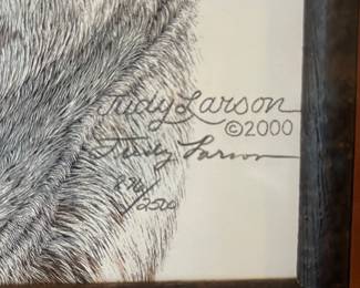 Judy Larson “Medicine Crow” 876/2500 Hand Signed