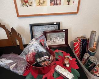 Assorted Christmas decor