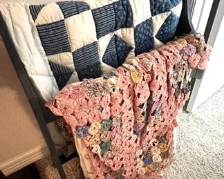 Vintage handmade quilts 