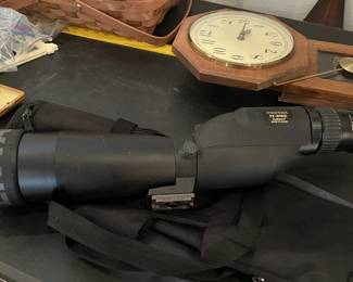 Pentax PF-80ED spotting scope with carrying case
