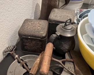 Antique collectibles for the kitchen