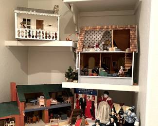 Vintage dollhouse collection