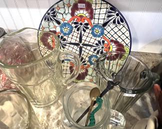 Assorted glass and kitchenware