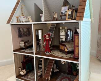 Three Story Open-Back Victorian Dollhouse