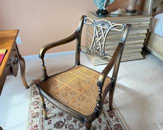 Maitland Smith Weaved Armchair