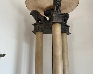 Lion Torchiere Floor Lamp