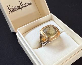 David Yurman smoky quartz and citrine
