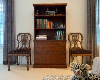 Ethan Allen 2 piece bookshelf & drawers