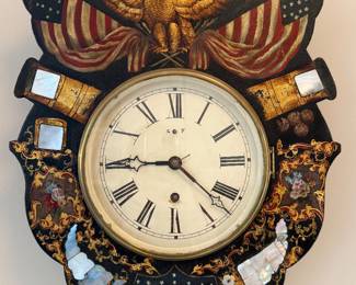 Chauncey Jerome Eight Day Thirty Hour Clock "Union"