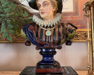 Neo-Renassiance Ceramic Bust