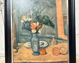 Paul Cezanne Le Vase bleu reproduction