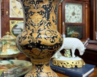 Oriental accent vase