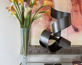 Modern Ribbon Sculpture