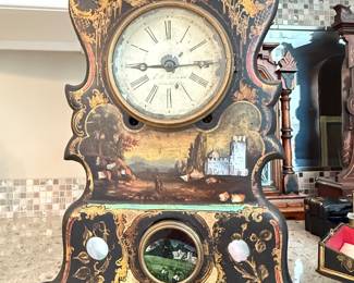 E.C. Goodwin Bristol, Conn, Ironfront Mantel Clock