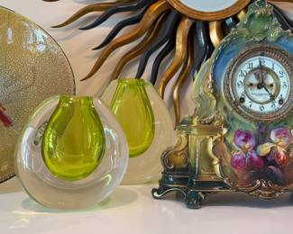 Murano Sculptural Glass Vases