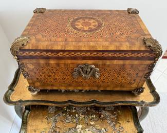 Maitland Smith Louis XVI style Marquetry Box