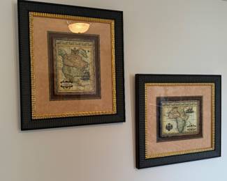 Custom framed maps