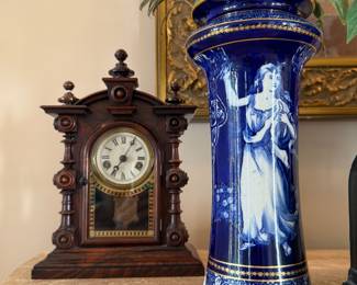 Royal Dalton porcelain art-nouveau vase