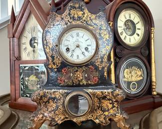 Terhune & Edwards Ironfront Mantle Clock