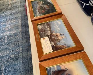 Framed plaques 
