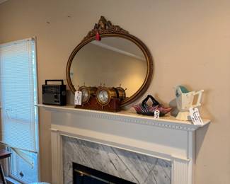 Antique mirror. Collectibles