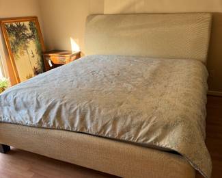 King bed and mattress and box springs 
