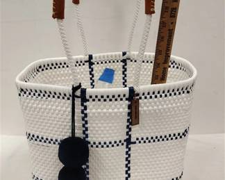 ELIZABETH LAMONT VINYL TOTE
