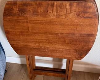 3 Wood TV Trays