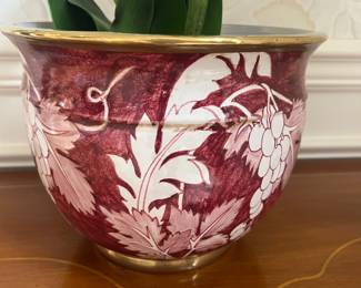 4. Handmade Italian Ceramic Planter (11" x 8")