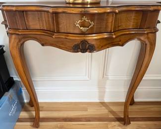3. Selva Furniture Demi Lune from Italy w/ One Drawer (34" x 14" x 29")