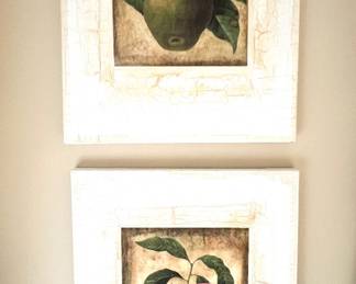 114. Pair of Fruit Artwork (14" x 17")