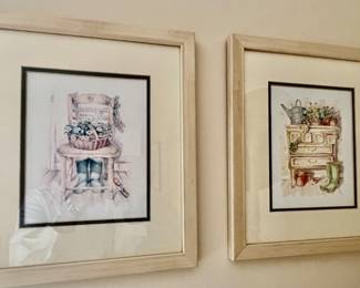 139. Pair of Framed Furniture Prints (15" x 17")
