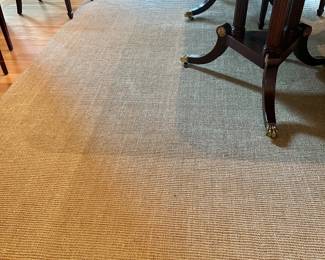 12. Crate and Barrel Sisal Rug (12' x 9')
