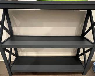 156. Grey Bookcase (39" x 12" x 32")