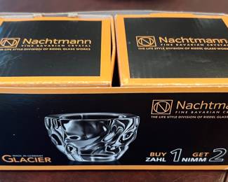 58. Set of 2 Nachtmann Crystal Votive