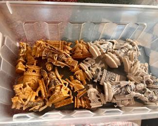 Chess set pieces - Asian style
